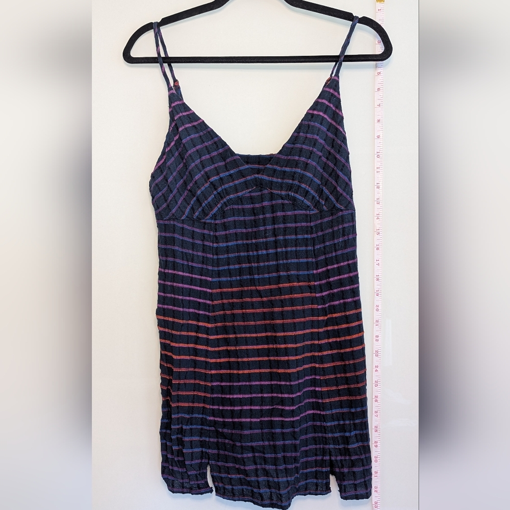 Free People Multicolor Striped Mini Dress